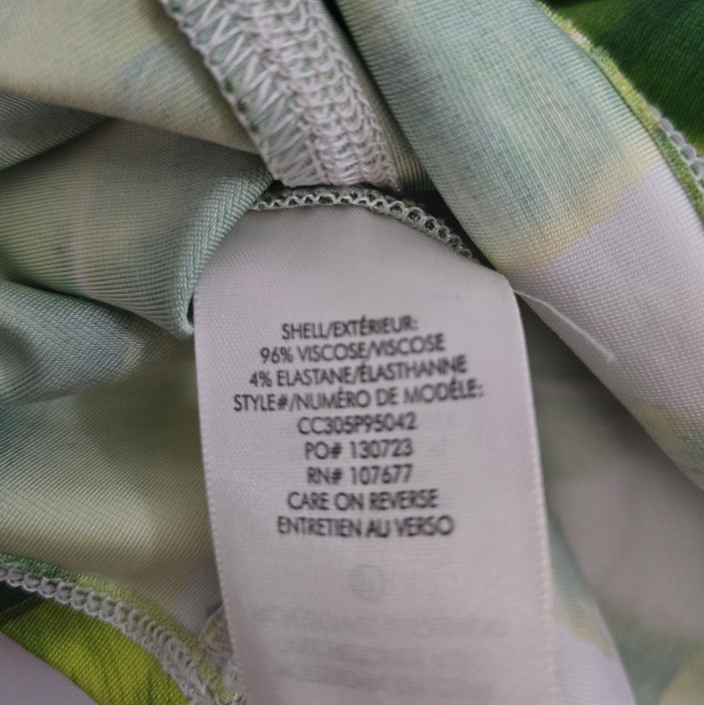 Alice + Olivia Tropical Green Crop Top - Picture 5 of 6